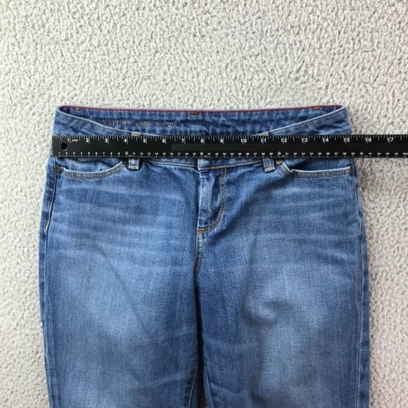 TALBOTS Signature Womens 8/29 PETITE Mid Rise Medium Wash Denim Ankle Jeans - Picture 8 of 14